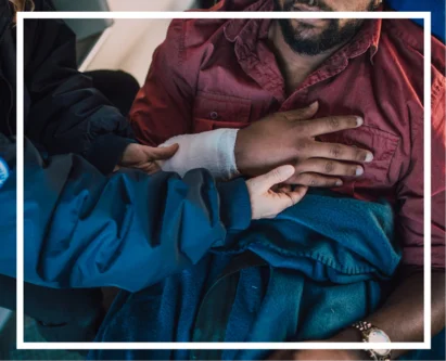 Person helping another person